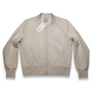 Sioni Winter White Zip-Up Jacket